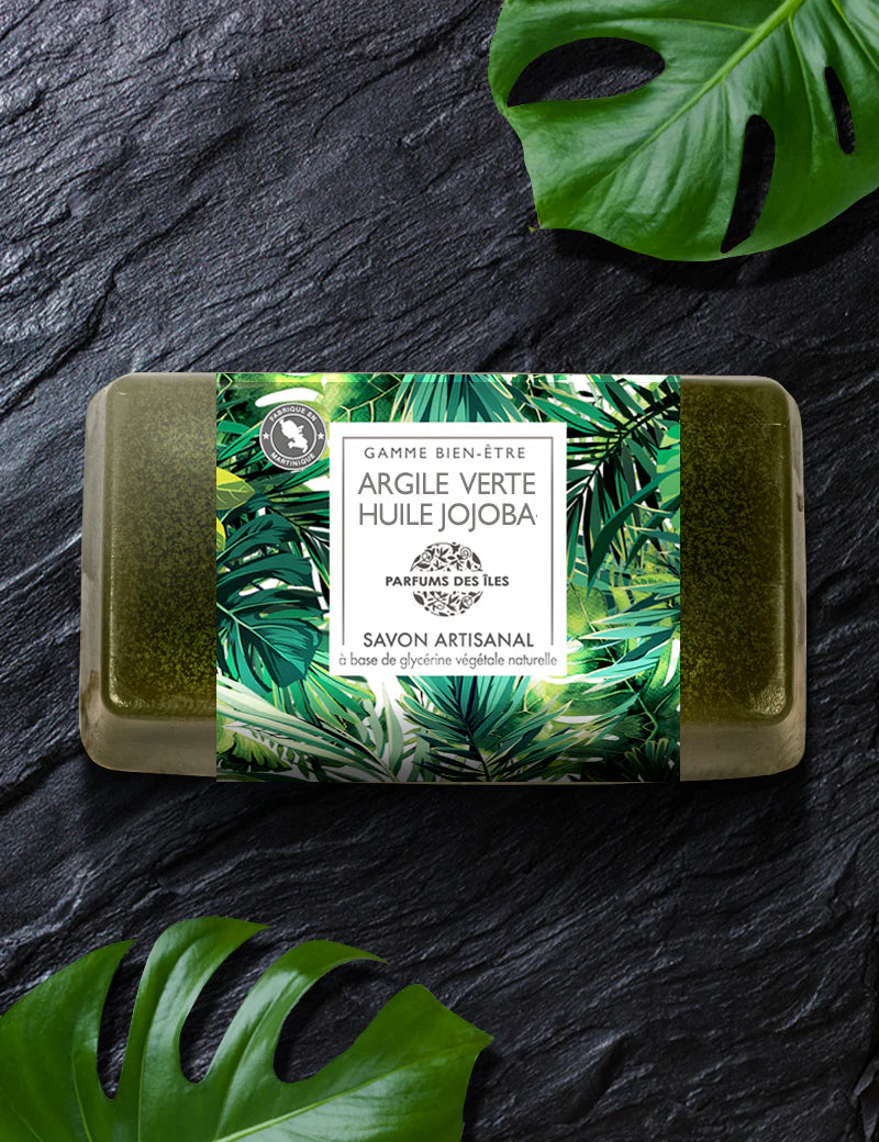 Savon Argile verte & huile de Jojoba